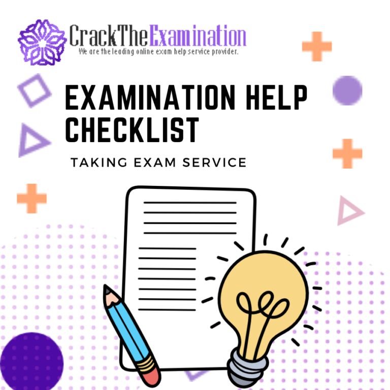 Examination Help Checklist